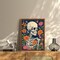 Skull Diamond Painting Kits for Adults Skeleton Diamond Art Kits for Beginners, Round 5d Gem Art Kits for Adult DIY Crafts Kits for Gift Home Wall Decor Gifts (12x16inch, B11062